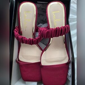 Lulu Satin Strappy Shoes